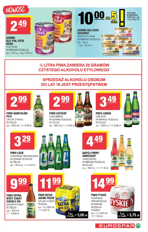 SPAR - gazetka promocyjna Gazetka Eurospar od środy 08.10 do niedzieli 19.10 - strona 15