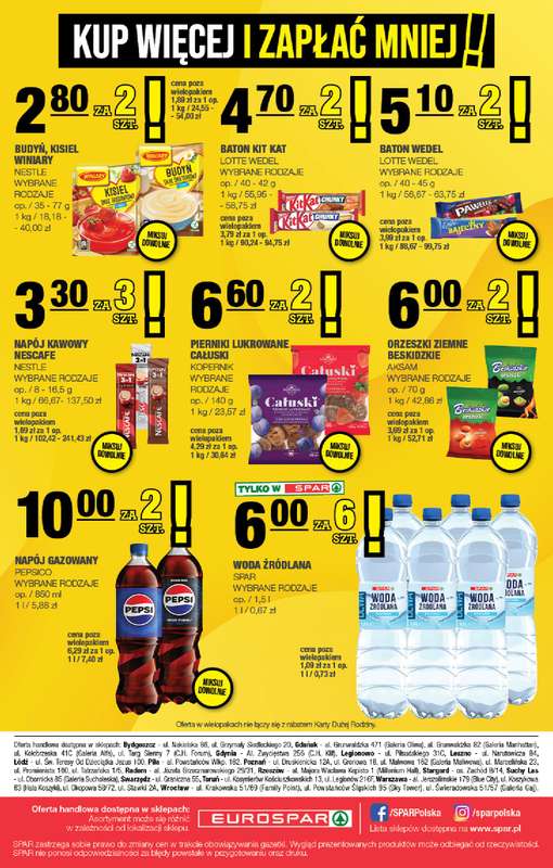 SPAR - gazetka promocyjna Gazetka Eurospar od środy 08.10 do niedzieli 19.10 - strona 16