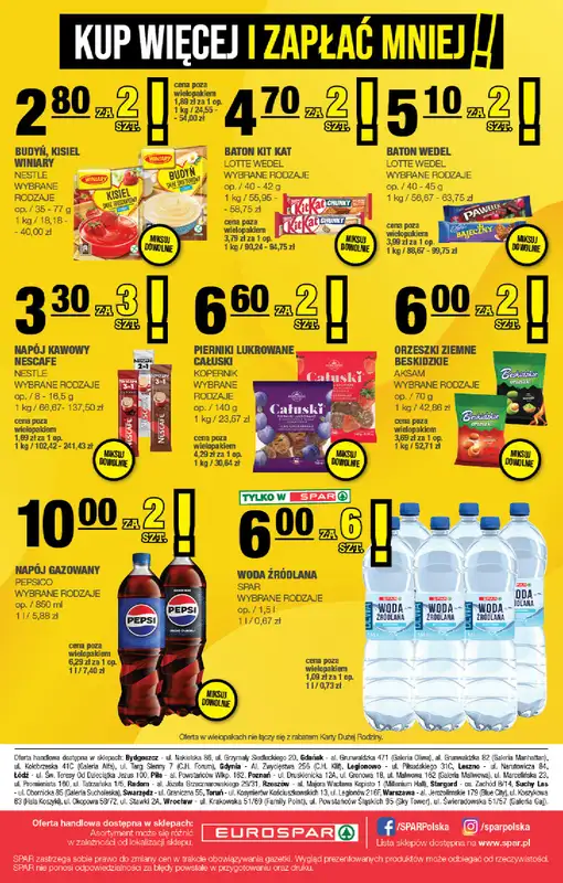 SPAR - gazetka promocyjna Gazetka Eurospar od środy 08.10 do niedzieli 19.10 - strona 16