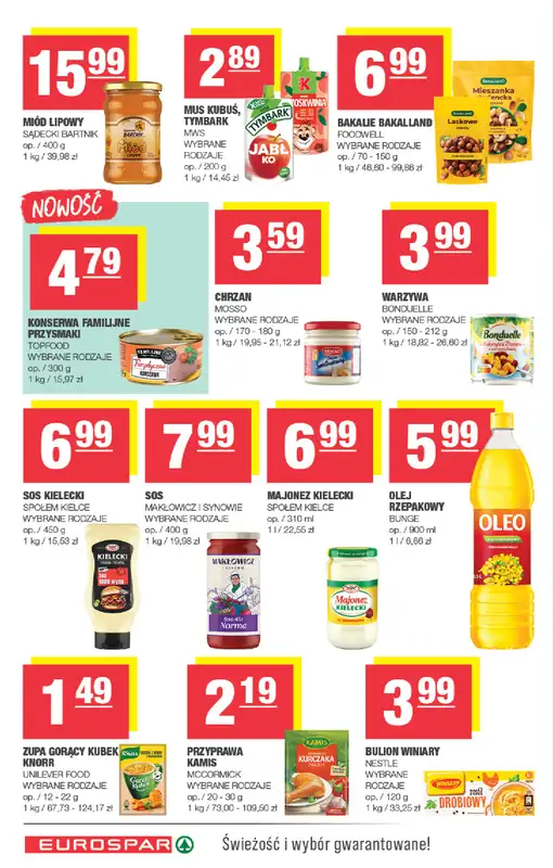 SPAR - gazetka promocyjna Gazetka Eurospar od środy 08.10 do niedzieli 19.10 - strona 10