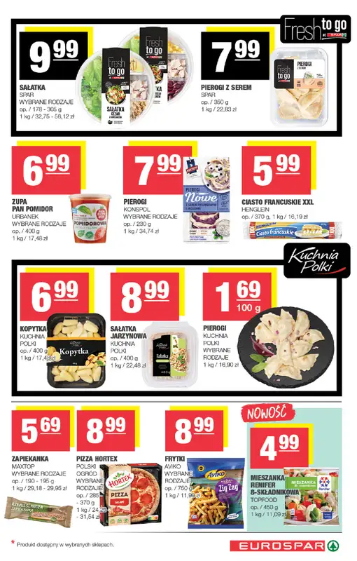 SPAR - gazetka promocyjna Gazetka Eurospar od środy 08.10 do niedzieli 19.10 - strona 9