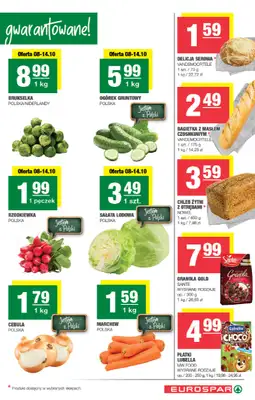 SPAR - gazetka promocyjna Gazetka Eurospar od środy 08.10 do niedzieli 19.10 - strona 3 SPAR - gazetka promocyjna Gazetka Eurospar od środy 08.10 do niedzieli 19.10 - strona 3