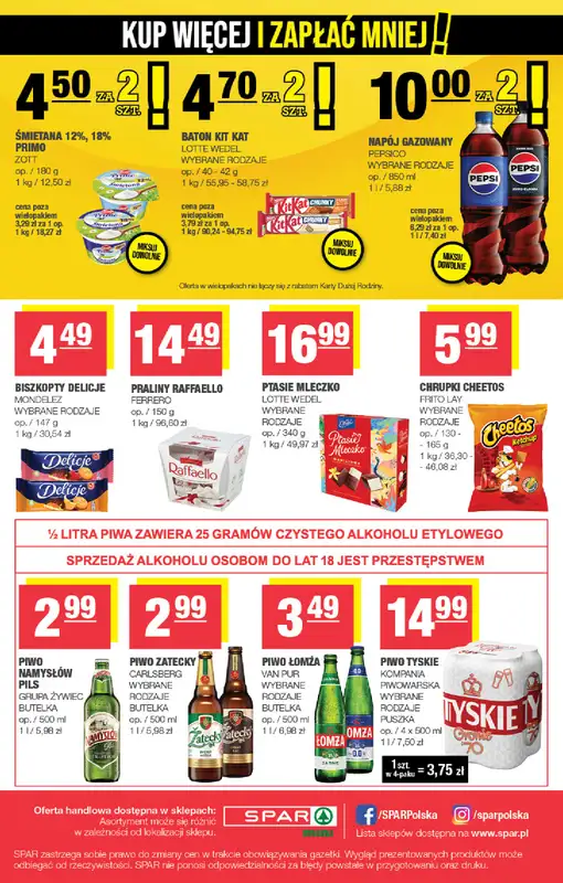 SPAR - gazetka promocyjna Gazetka Spar Mini od środy 08.10 do niedzieli 19.10 - strona 4