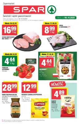 SPAR - gazetka promocyjna Gazetka Spar od środy 08.10 do niedzieli 19.10