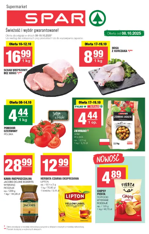 SPAR - gazetka promocyjna Gazetka Spar  