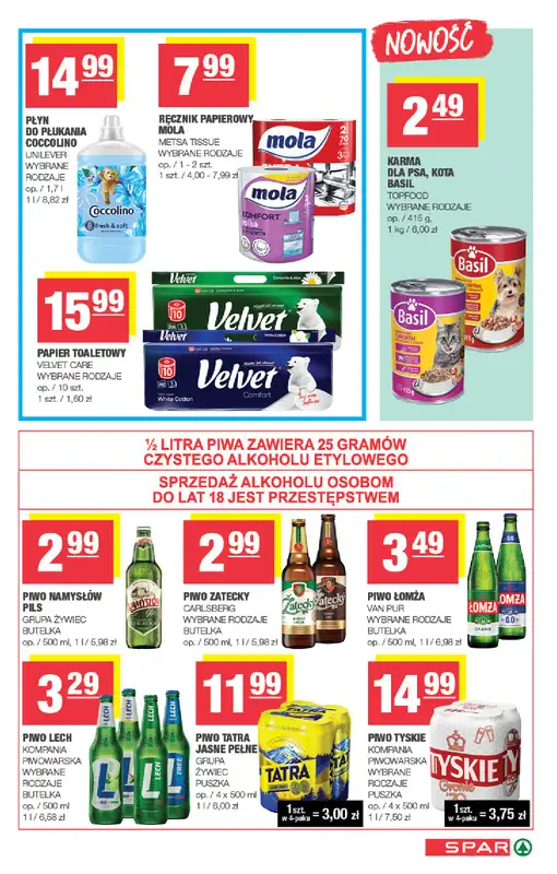 SPAR - gazetka promocyjna Gazetka Spar od środy 08.10 do niedzieli 19.10 - strona 7