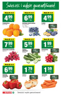 SPAR - gazetka promocyjna Gazetka Spar od środy 08.10 do niedzieli 19.10 - strona 2 SPAR - gazetka promocyjna Gazetka Spar od środy 08.10 do niedzieli 19.10 - strona 2