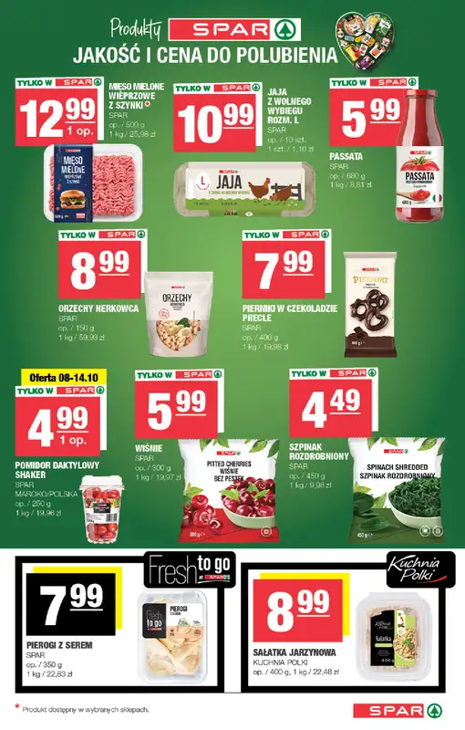 SPAR - gazetka promocyjna Gazetka Spar od środy 08.10 do niedzieli 19.10 - strona 5