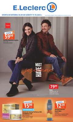 Leclerc - gazetka promocyjna Oferta E.Leclerc I Jesienne must have od piątku 03.10 do soboty 11.10