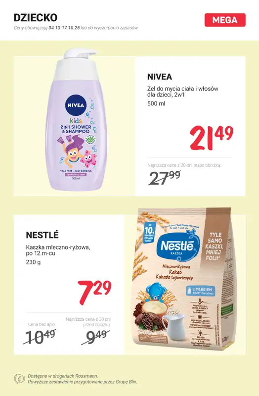 Rossmann - gazetka promocyjna MEGA promocje z nowej gazetki od soboty 04.10 do piątku 17.10 - strona 12