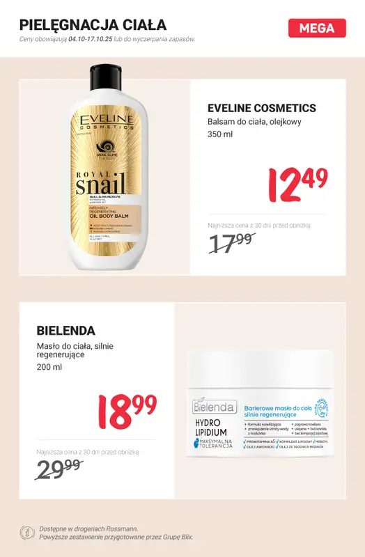 Rossmann - gazetka promocyjna MEGA promocje z nowej gazetki od soboty 04.10 do piątku 17.10 - strona 5