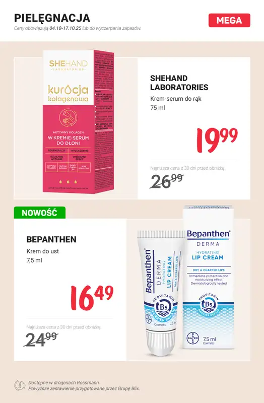 Rossmann - gazetka promocyjna MEGA promocje z nowej gazetki od soboty 04.10 do piątku 17.10 - strona 7