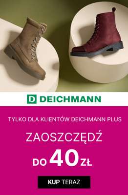 Deichmann - gazetka promocyjna Zaoszczędź do -40 zł w Deichmann Plus od piątku 03.10 do środy 15.10