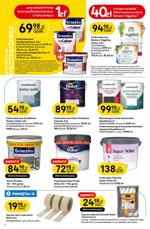 Castorama - gazetka promocyjna Drzwi i podłogi od środy 08.10 do wtorku 21.10 - strona 8