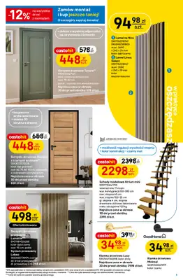 Castorama - gazetka promocyjna Drzwi i podłogi od środy 08.10 do wtorku 21.10 - strona 5 Castorama - gazetka promocyjna Drzwi i podłogi od środy 08.10 do wtorku 21.10 - strona 5