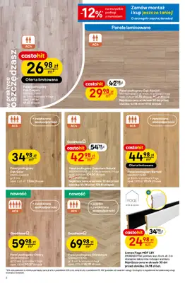 Castorama - gazetka promocyjna Drzwi i podłogi od środy 08.10 do wtorku 21.10 - strona 2 Castorama - gazetka promocyjna Drzwi i podłogi od środy 08.10 do wtorku 21.10 - strona 2