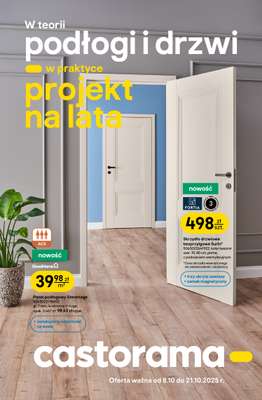 Castorama - gazetka promocyjna Drzwi i podłogi od środy 08.10 do wtorku 21.10