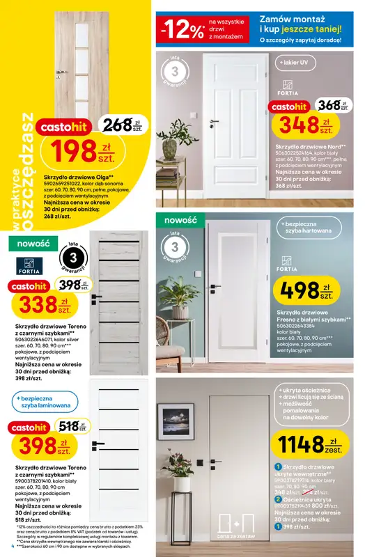 Castorama - gazetka promocyjna Drzwi i podłogi od środy 08.10 do wtorku 21.10 - strona 4