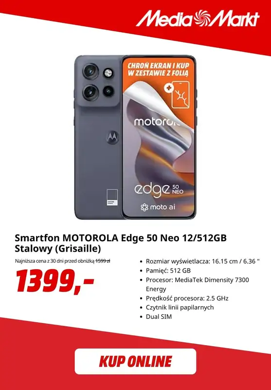 Media Markt - gazetka promocyjna Smartfony w promocyjnych cenach od piątku 03.10 do środy 15.10 - strona 4