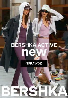 Bershka - gazetka promocyjna BERSHKA ACTIVE - nowość! od piątku 03.10 do czwartku 09.10 Bershka - gazetka promocyjna BERSHKA ACTIVE - nowość! od piątku 03.10 do czwartku 09.10