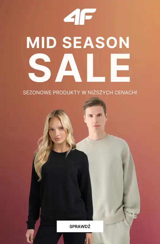 4F - gazetka promocyjna Międzysezonowa WYPRZEDAŻ  