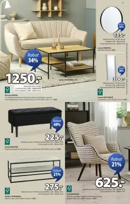 Jysk - gazetka promocyjna Świetna oferta dla domu. Rabat do 60% od środy 08.10 do niedzieli 26.10 - strona 17 Jysk - gazetka promocyjna Świetna oferta dla domu. Rabat do 60% od środy 08.10 do niedzieli 26.10 - strona 17