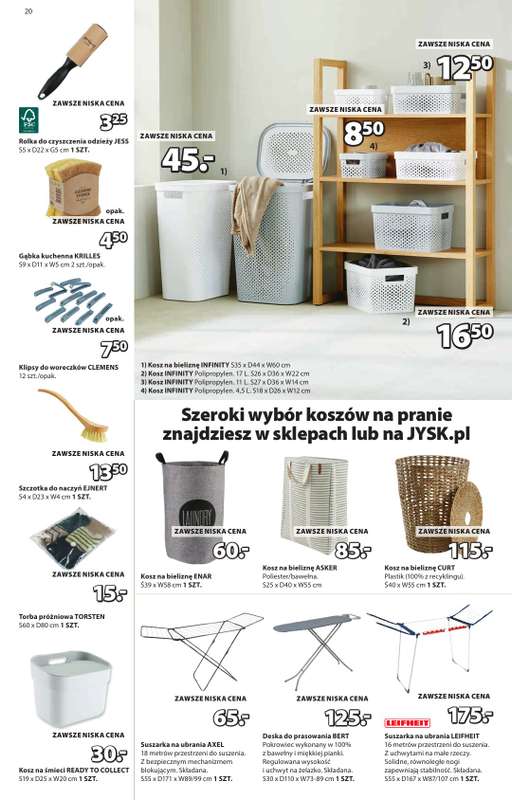 Jysk - gazetka promocyjna Świetna oferta dla domu. Rabat do 60% od środy 08.10 do niedzieli 26.10 - strona 20