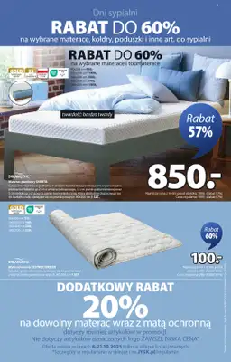 Jysk - gazetka promocyjna Świetna oferta dla domu. Rabat do 60% od środy 08.10 do niedzieli 26.10 - strona 3 Jysk - gazetka promocyjna Świetna oferta dla domu. Rabat do 60% od środy 08.10 do niedzieli 26.10 - strona 3