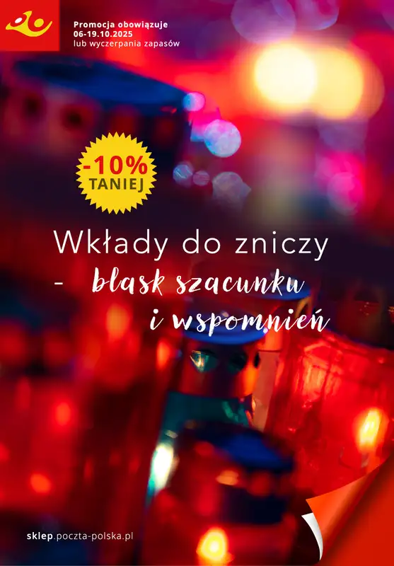 Poczta Polska - gazetka promocyjna Gazetka od poniedziałku 06.10 do niedzieli 19.10
