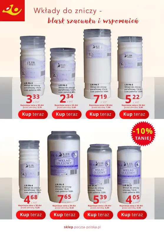 Poczta Polska - gazetka promocyjna Gazetka od poniedziałku 06.10 do niedzieli 19.10 - strona 2