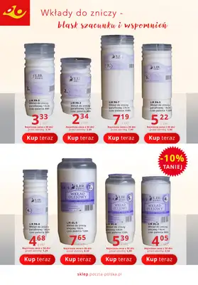 Poczta Polska - gazetka promocyjna Gazetka od poniedziałku 06.10 do niedzieli 19.10 - strona 2 Poczta Polska - gazetka promocyjna Gazetka od poniedziałku 06.10 do niedzieli 19.10 - strona 2