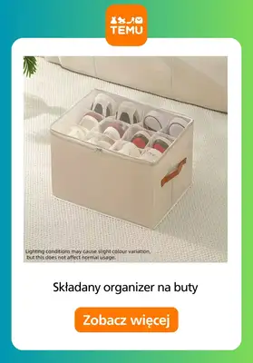 Temu - gazetka promocyjna Przechowywanie i organizacja od piątku 03.10  - strona 10 Temu - gazetka promocyjna Przechowywanie i organizacja od piątku 03.10  - strona 10