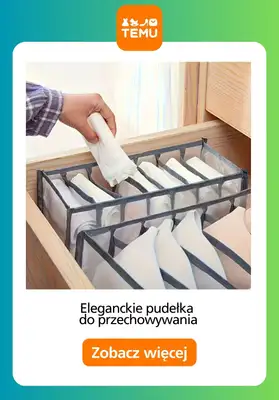 Temu - gazetka promocyjna Przechowywanie i organizacja od piątku 03.10  - strona 3 Temu - gazetka promocyjna Przechowywanie i organizacja od piątku 03.10  - strona 3