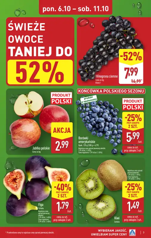 Aldi - gazetka promocyjna Pełny katalog! od poniedziałku 06.10 do soboty 11.10 - strona 3