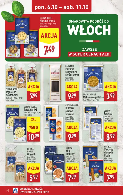 Aldi - gazetka promocyjna Pełny katalog! od poniedziałku 06.10 do soboty 11.10 - strona 12