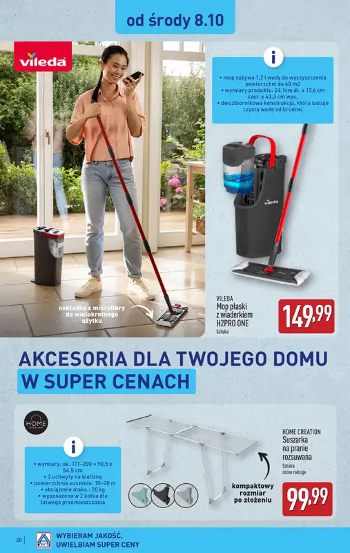 Aldi - gazetka promocyjna Pełny katalog! od poniedziałku 06.10 do soboty 11.10 - strona 30