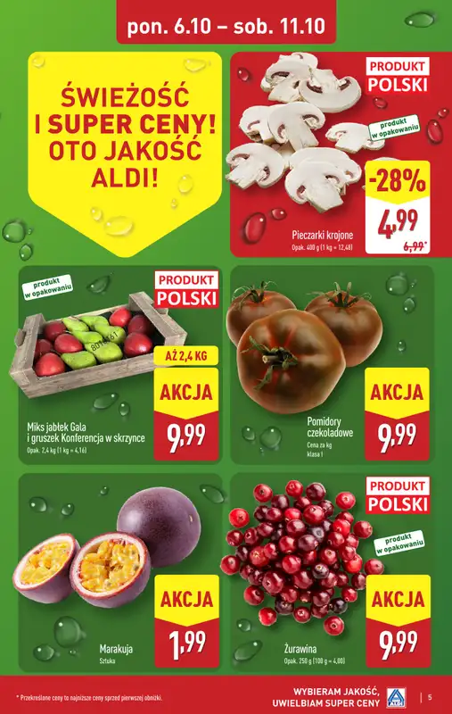 Aldi - gazetka promocyjna Pełny katalog! od poniedziałku 06.10 do soboty 11.10 - strona 5