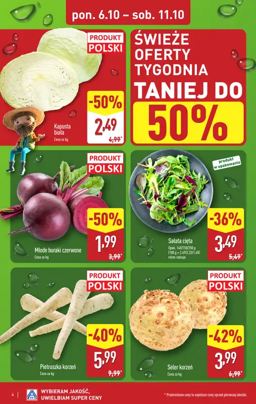 Aldi - gazetka promocyjna Pełny katalog! od poniedziałku 06.10 do soboty 11.10 - strona 4