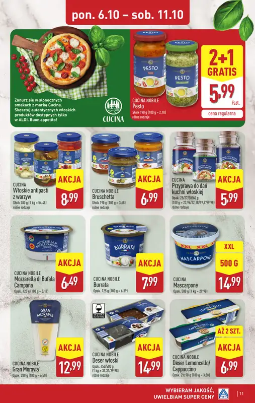 Aldi - gazetka promocyjna Pełny katalog! od poniedziałku 06.10 do soboty 11.10 - strona 11