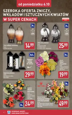 Aldi - gazetka promocyjna Światełko pamięci od poniedziałku 06.10 do soboty 11.10 - strona 4