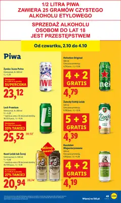 Lidl - gazetka promocyjna Oferta od czwartku od czwartku 02.10 do soboty 04.10 - strona 55