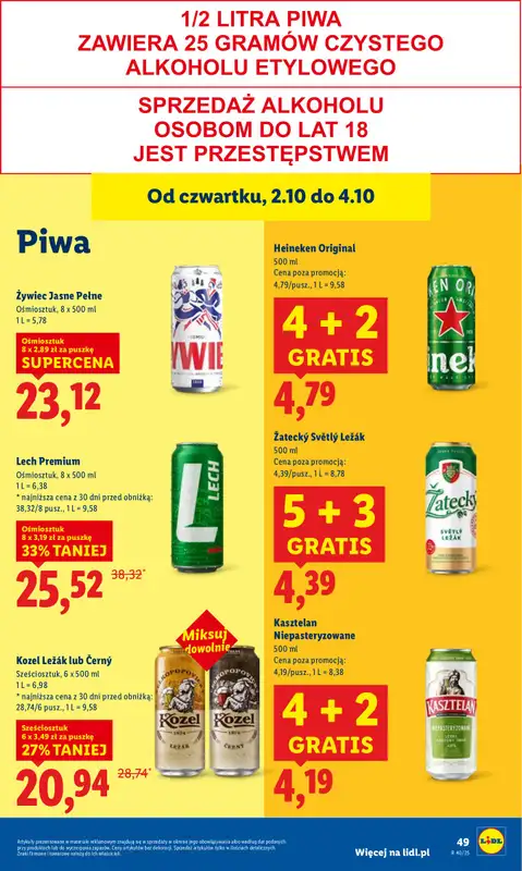 Lidl - gazetka promocyjna Oferta od czwartku od czwartku 02.10 do soboty 04.10 - strona 55