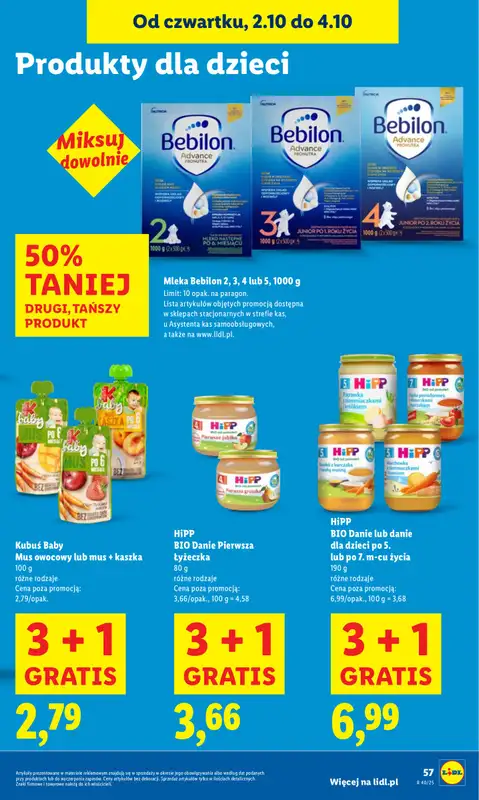 Lidl - gazetka promocyjna Oferta od czwartku od czwartku 02.10 do soboty 04.10 - strona 65