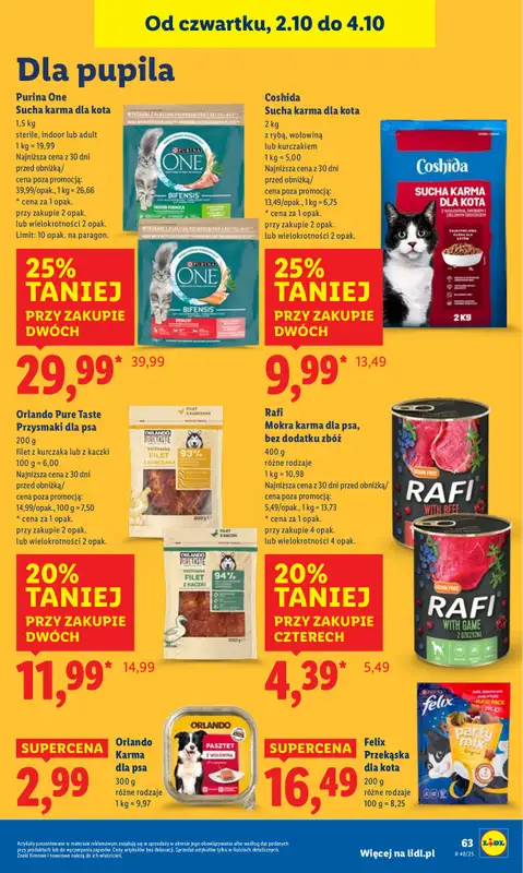 Lidl - gazetka promocyjna Oferta od czwartku od czwartku 02.10 do soboty 04.10 - strona 71