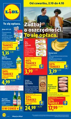 Lidl - gazetka promocyjna Oferta od czwartku od czwartku 02.10 do soboty 04.10