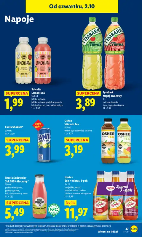 Lidl - gazetka promocyjna Oferta od czwartku od czwartku 02.10 do soboty 04.10 - strona 51