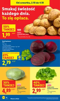 Lidl - gazetka promocyjna Oferta od czwartku od czwartku 02.10 do soboty 04.10 - strona 22