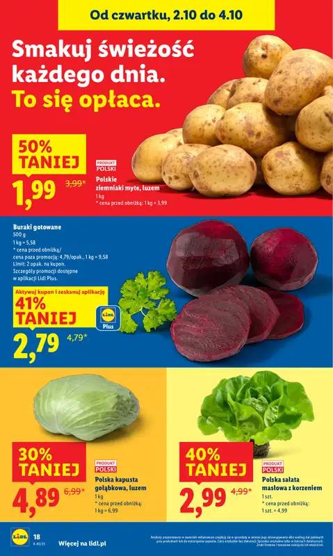 Lidl - gazetka promocyjna Oferta od czwartku od czwartku 02.10 do soboty 04.10 - strona 22