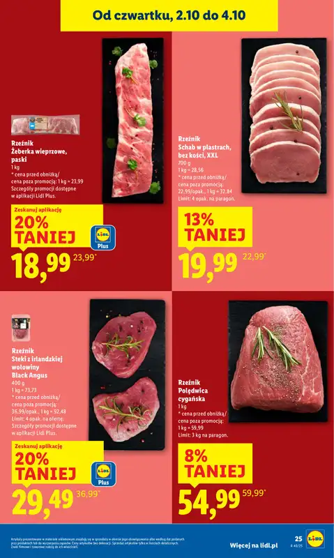 Lidl - gazetka promocyjna Oferta od czwartku od czwartku 02.10 do soboty 04.10 - strona 29