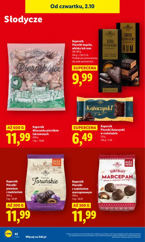 Lidl - gazetka promocyjna Oferta od czwartku od czwartku 02.10 do soboty 04.10 - strona 46